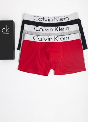 Чоловічі труси боксери в стилі calvin klein набір 4 шт3 фото