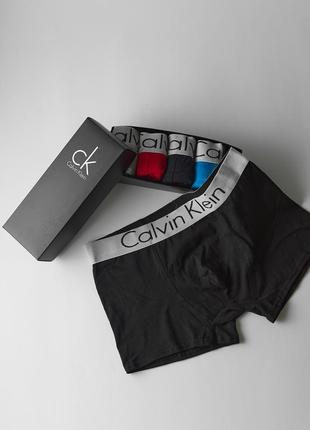 Чоловічі труси боксери в стилі calvin klein набір 4 шт6 фото