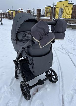 Детская коляска tako baby corona 2в1 эко кожа