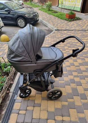 Детская коляска tako baby corona 2в1 эко кожа
