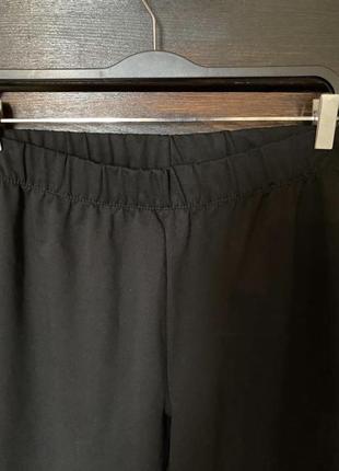 Новые чёрные повседневные брюки джоггеры на резинке 50-52 р8 фото