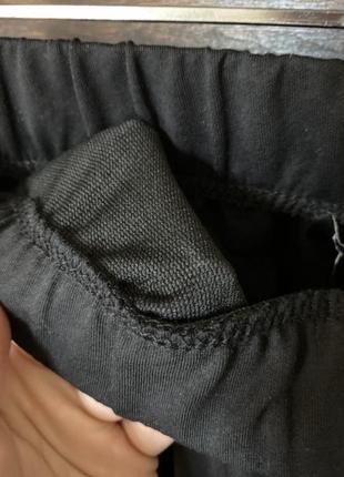 Новые чёрные повседневные брюки джоггеры на резинке 50-52 р3 фото
