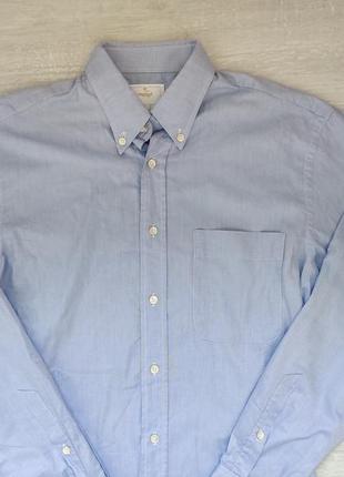 Рубашка статусная голубая светло-синяя van laack с карманом нюанс6 фото