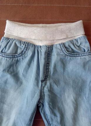 Детские джинсы на подкладке pusblu 80 см теплые утепленные штанишки на 9-12 мес мальчик девочка2 фото