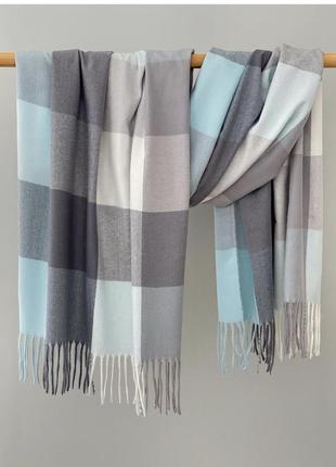 Качественный теплый кашемировый шарф