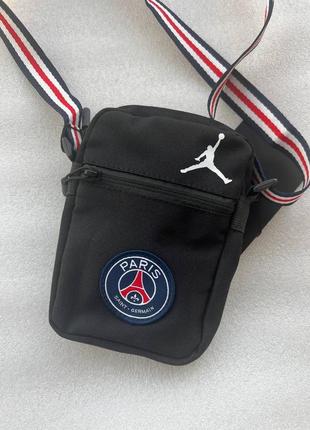 Jordan nike psg сумка джордан барсетка месенджер найк псж1 фото