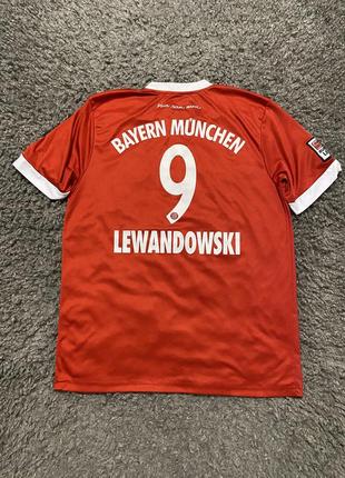 Футболка мужская футбольная fc bayern munchen 2017/2018 lewandowsky no9 от adidas