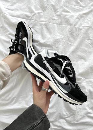 Кроссовки nike sacai black