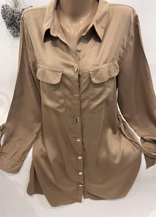 Стильная рубашка платье