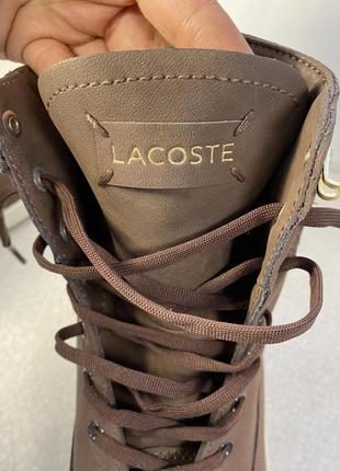 Lacoste explorateur кожаные женские ботинки 39,5-40 р 25,5 см оригинал7 фото