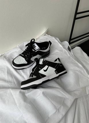 Sale   кросовки в стиле  nike sb dunk disrupt 2 «&nbsp;black / white&nbsp;»1 фото