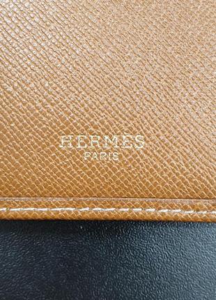 Коричневый кошелёк hermes6 фото