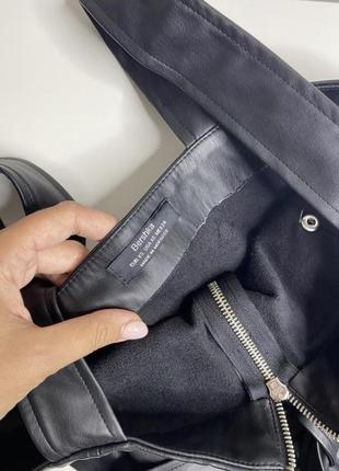 Платье сарафан кожа