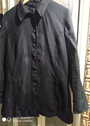 Плотный лён, частично на подкладке