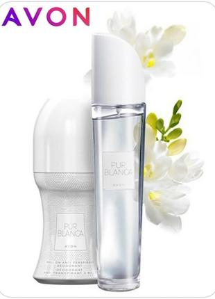 Набор pur blanca avon