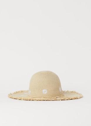 Соломенная шляпка h&m