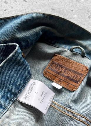 Edwin jeans vintage made in japan tokyo men’s blue denim jacket вінтажна джинсовка, джинсова куртка9 фото