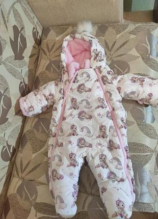 Комбинезон зимний для девочки