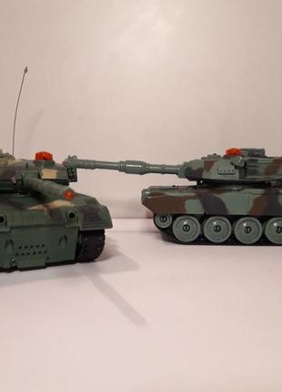 Ігровий набір з двох танків на радіокеруванні "танковий бій" іграшковий4 фото