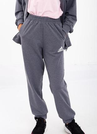 Спортивный костюм подросток adidas (двунитка, замок) пепел2 фото