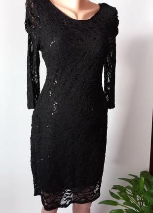 Платье миди вечернее платье черная 48 46 размер новое5 фото