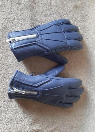 Зимові шкіряні спортивні рукавиці перчатки happy sport р.9,5-101 фото