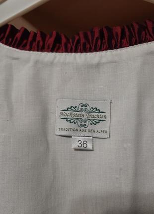 Баварское винтажное платье дырнь октоберфест с фартуком4 фото