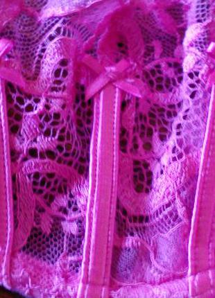 Очень красивый нежный,сексуальный оригинальный розовый бюстик valisere,85b4 фото