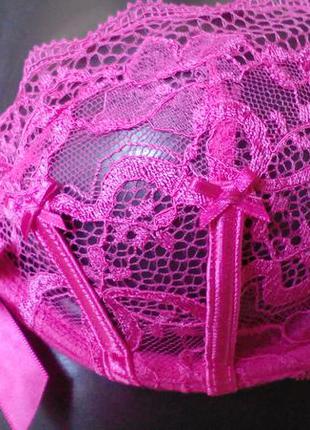 Очень красивый нежный,сексуальный оригинальный розовый бюстик valisere,85b5 фото