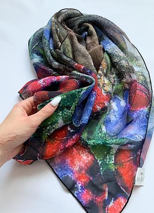 Платок платок цветы маки