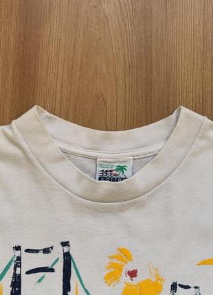 Вінтажна футболка san francisco з абстрактним принтом dacosta cotton express вінтаж 90х made in usa xl3 фото