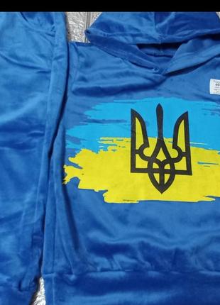 💛💙костюм велюровый герб🇺🇦 4/5р