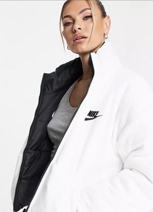 Двухсторонняя курточка nike пуховик тедди3 фото