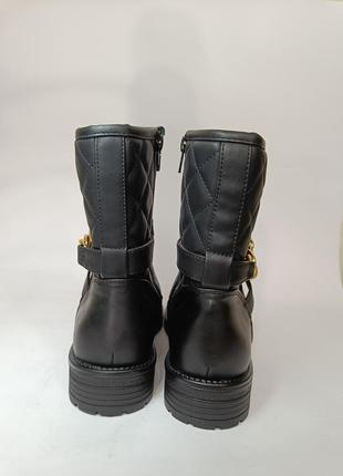 Женские осенние ботинки з экокожи claudia ghizanni5 фото