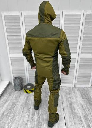 Хит 2023 тактический костюм горка олива комбинированный  военная форма4 фото