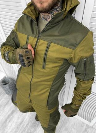 Хит 2023 тактический костюм горка олива комбинированный  военная форма3 фото