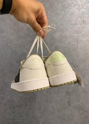 Мужские кроссовки travis scott x air jordan 1 low golf9 фото