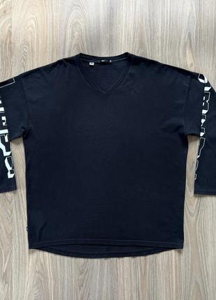 Мужской американский винтажный хлопковый лонгслив кофта с принтом obey usa