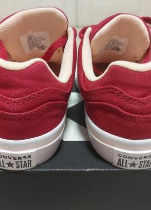 Кеды женские converse el distrito ox вишневые 563429c4 фото