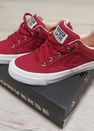 Кеды женские converse el distrito ox вишневые 563429c5 фото