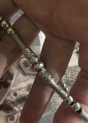 Удивительно шикарное колье, ожерелье, цепочка под серебро 🔥💣🚀