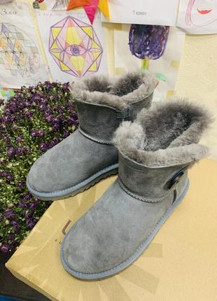 Угги ugg med australia bailey button (3352/w) stripe