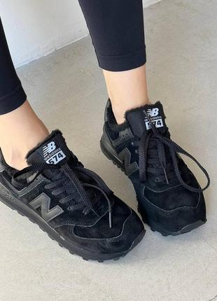 Зимние кроссовки new balance 574