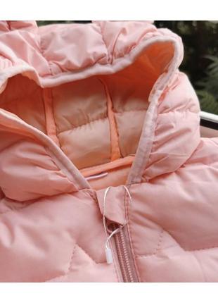 Курточка демисезонная котик розовая 101472 фото