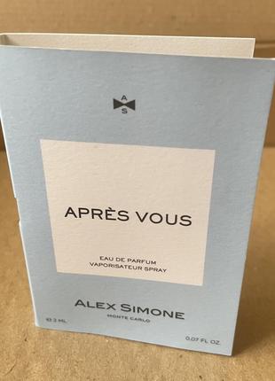 Alex simone apres vous edp 2 ml