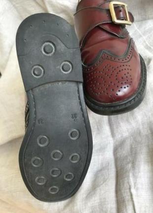 Туфлі броги монки шкіра натуральна з пряжкою іспанія next6 фото