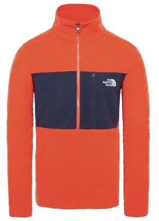 The north face зип 1/4 флис флиска