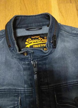 Джинсова куртка superdry 4
