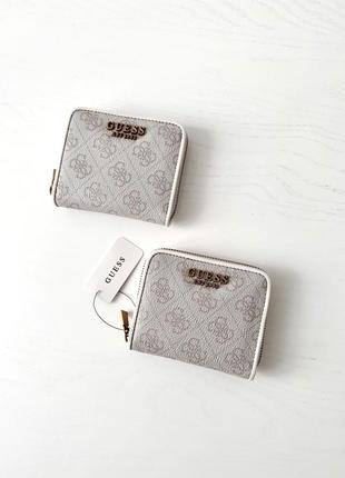 Guess izzy small zip around wallet жіночий брендовий гаманець кошельок шкіра гез гезз оригінал на подарунок дівчині на подарунок дружині