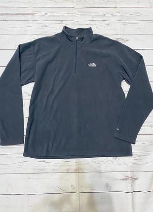 Оригінальна флісова кофта north face, тепла на блискавці